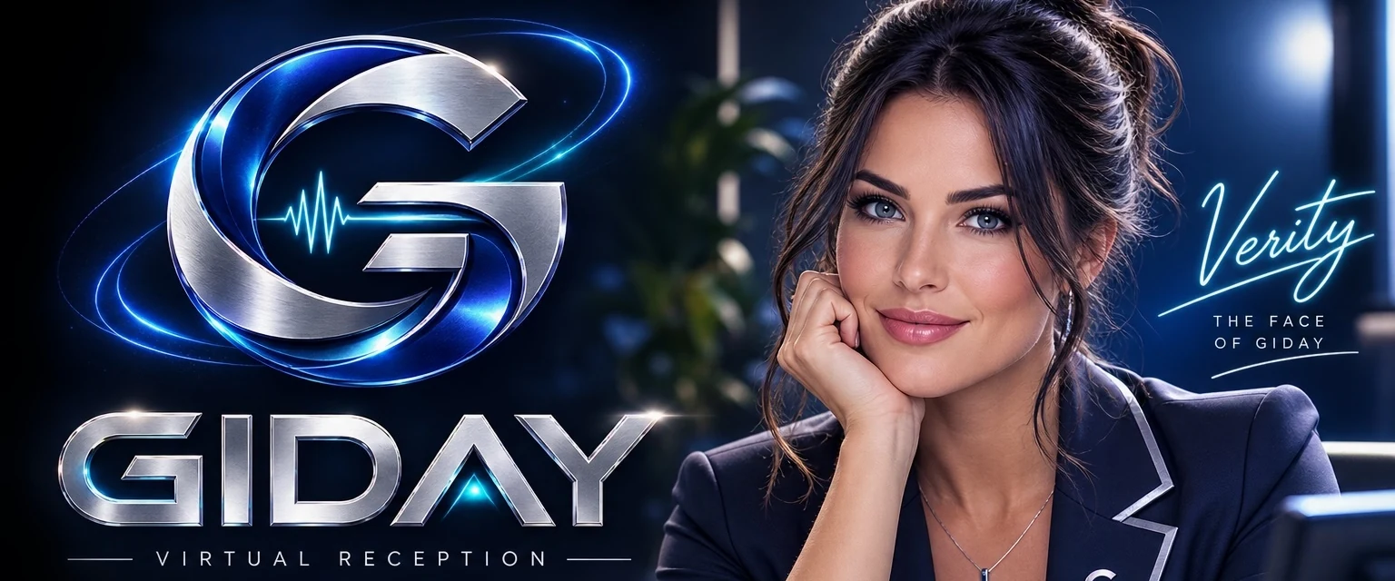 Giday Virtual Reception, with Verity — the face of Giday